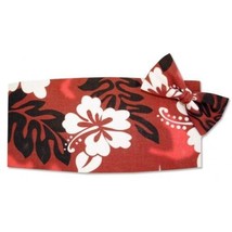 Hawaiin Hibiscus Flowers Cummerbund and Bowtie Set - $84.65