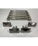 4 Brushed Nickel Kitchen Cabinet Knobs Pulls + 6  6.5&quot; Handles - €15,58 EUR