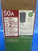 Square D Homeline 50 Amp 2-Space 4-Circuit Spa Panel Main Lug Load Center - $1,309.31 MXN