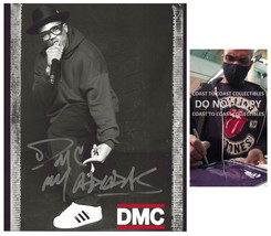 Darryl McDaniels Run DMC Rapper signed 8x10 photo COA exact proof autogr... - £86.03 GBP
