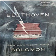 Solomon Beethoven Tempest &amp; Appassionata Sonata vinyl record [Vinyl] Sol... - $25.43