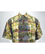 Mens Vintage 90’s JanSport Camp Print Shirt Button Down Size XL - $60.86 CAD