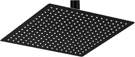 Besy 12 Inch Rain Shower Head, 12&quot; Square Rainfall &amp; High, Matte Black F... - $44.96