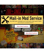 Mail-In Snes Classic Service (Full SNES/NES/Sega USA Roster) Mini Console Super  - $99.99