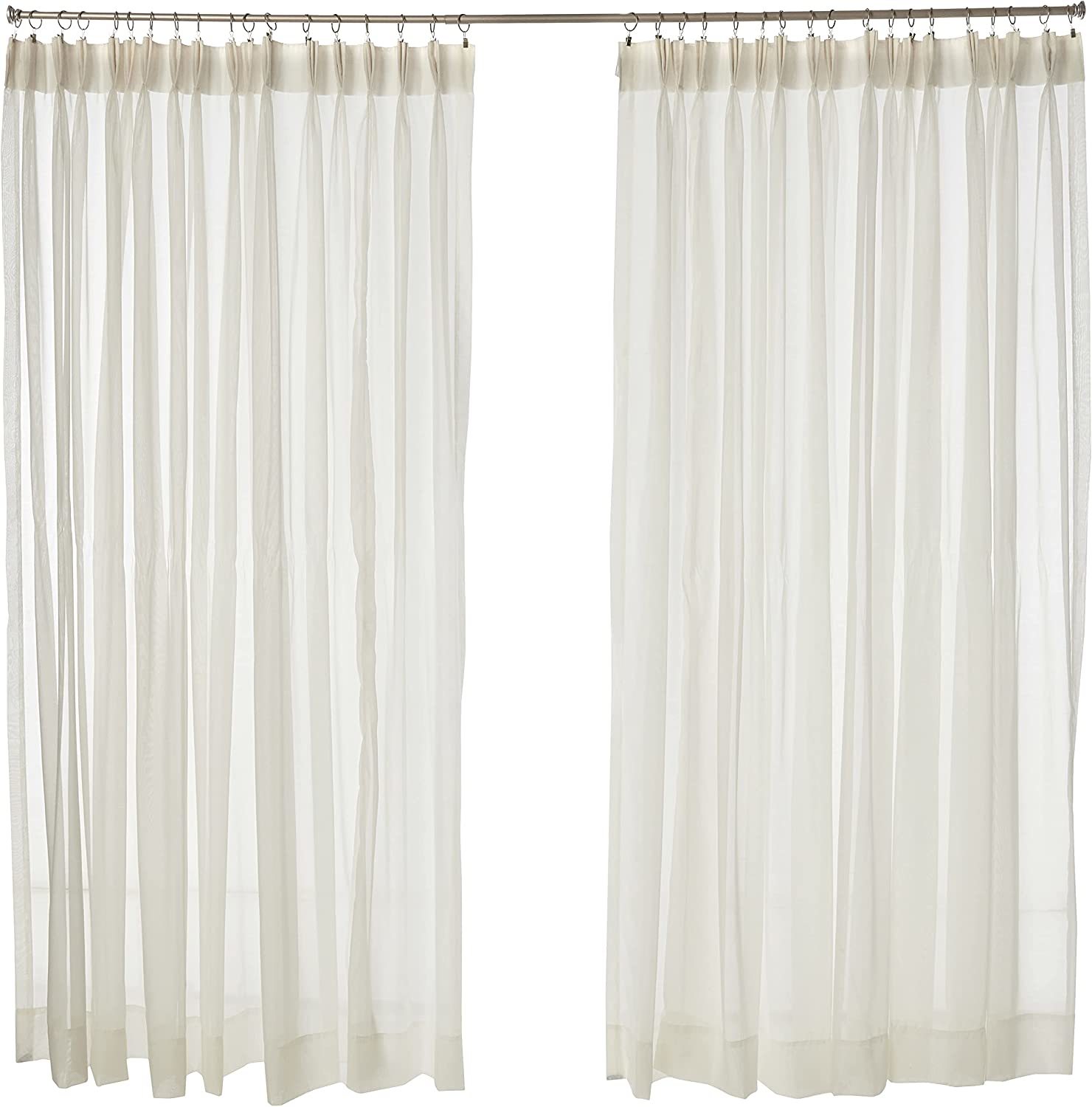 Stylemaster Splendor Pinch Pleated Drapes Pair, 2 Of 60" By 84", Beige. - $73.94