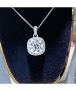Eternal Radiance: 5 Carat Moissanite 925 Sterling Silver Necklace - $214.72
