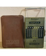 Vintage Addiator Duplex Manual Calculator For Addition &amp; Subtraction W/ ... - $754.30 MXN