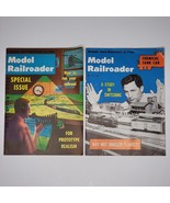 Lot of 2 Issues 1960 Model Railroader Magazine February &amp; July Train Vin... - $7.84