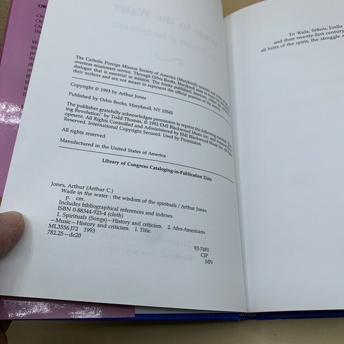 Wade in the Water : The Wisdom of the Spirituals by Arthur C. Jones (1993,... Item image 10