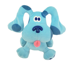 6&quot; Eden Blues Clues Nick Jr Viacom Stuffed Animal Plush Toy Blue Puppy Dog Pup - $37.05