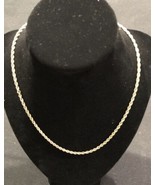 Gold-Tone 18” Rope Chain (JDC1) - £5.23 GBP