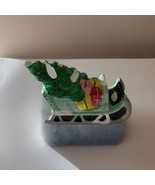 Department 56 Snow Village Ceramic Sleigh 1981 -1986 Retired # 50792 - £15.86 GBP