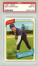 1980 Topps Rich Wortham #502 PSA 9 P1305 - £15.60 GBP