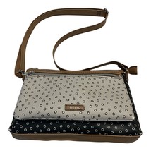 Relic by Fossil Polka Dot Crossbody Bag | Black &amp; White Faux Leather | 1... - $15.30