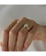 2 Carat Marquise E VVS2 Lab Grown Diamond Bezel Set Split Shank Engageme... - $37,223.74 MXN