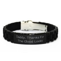 Brilliant Daddy, Daddy, Thanks for The Good Looks, Special Black Glidelock Clasp - £17.19 GBP