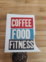 ️Fitness Sticker Weight lifting Sticker Gym Exercise COFFEE Sticker️ - £1.39 GBP