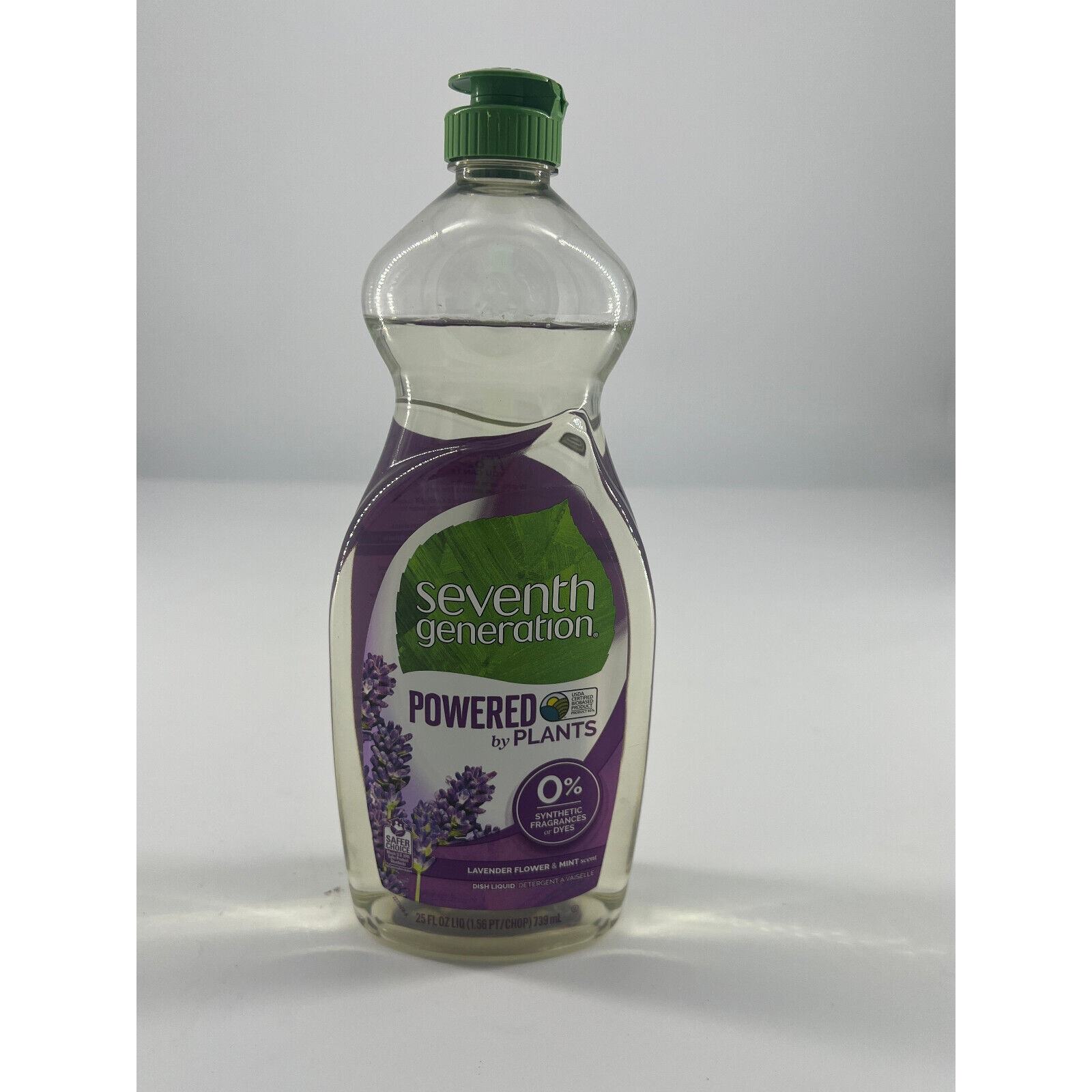Seventh Generation Dish Liquid Lavendar Flower Mint Plant Based Eco 90% ... - $8.60