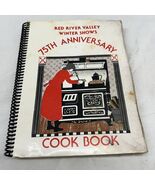 Vintage Cookbook Spiral Red River Valley Winter Shows Water Damage Recipes - $367.29 MXN