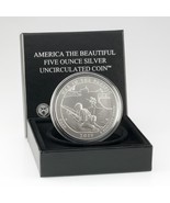 2019 ATB 5 Oz. Silver War Pacific Uncirculated Coin w/ Box and CoA - £261.16 GBP