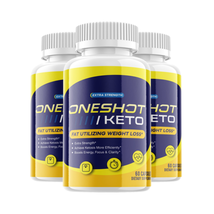 3-Pack One Shot Keto Pills, Oneshot Keto All Natural Dietary Supplement -180 Cap - £45.52 GBP
