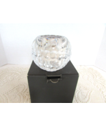 Orrefors Swedish Crystal Tealight Holder Sphere Clear Votive Candle Germany - $19.75