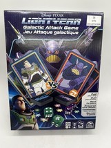 Disney Pixar Buzz Lightyear Galactic Attack Card &amp; Dice Board Game Zurg New - $109.43 MXN
