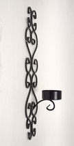 American Atelier At Home Black Metal Wall Sconce Candle Holder Mosaic Series - £20.14 GBP