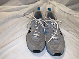 NIKE FLEX TR TRAINING RUNNING CROSS FIT GYM WEIGHTS BLUE &amp; GREY SHOES ME... - $38.06