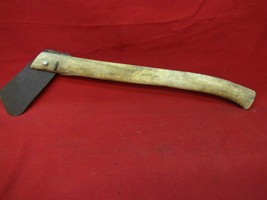 Antique Primitive Wood Handled Knife Farm Grass Cutter Hand Sickle - £31.64 GBP