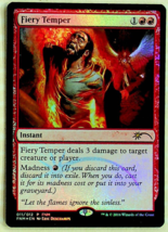 Fiery Temper Foil Promo - Friday Night Magic - Magic the Gathering - £1.83 GBP