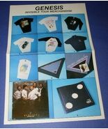 GENESIS TOUR MERCHANDISE FLYER INVISIBLE TOUCH VINTAGE 1980's - €21,30 EUR