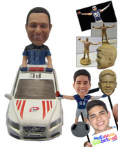 Personalized Bobblehead Cool Pal In A Police Car - Motor Vehicles Cars, ... - £136.87 GBP