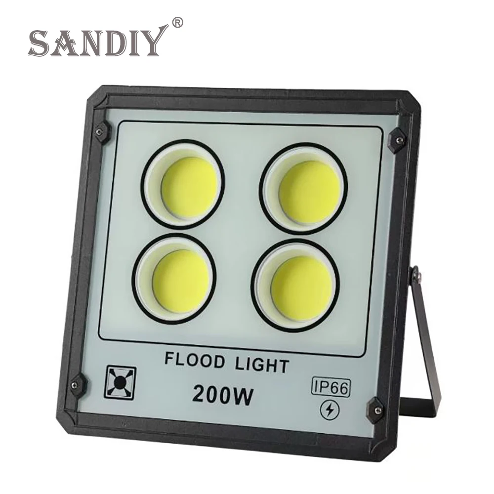 SANDIY Flood Light LED COB Chip Waterproof 200W Spotlight Outdoor Garden Square  - £162.08 GBP