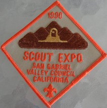 Vintage Scout Expo 1990 – San Gabriel Valley Sew-On/Iron-On Patch – Gent... - $5.93