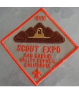 Vintage Scout Expo 1990 – San Gabriel Valley Sew-On/Iron-On Patch – Gent... - $8.13 CAD