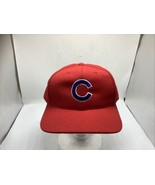Vintage Chicago Cubs MLB Hat Twins Enterprise SnapBack Hat Red - $17.90 CAD