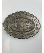 Men&#39;s Brass Belt Buckle Patience Integrity Guts American Police PIG Buckle - €12,42 EUR