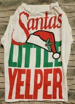 CHRISTMAS T Shirt for Dog XL “ Santa”s Little YELPER”  - £4.50 GBP