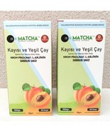 2 BOX Matcha Apricot &amp; Green Tea Detox Japanese Antioxidant Burner 40 Sa... - $45.56 CAD