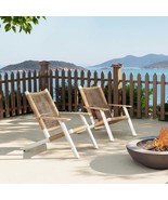 Atlas All-Weather Adirondack Outdoor Wicker Lounge Chair - $14,124.78 MXN