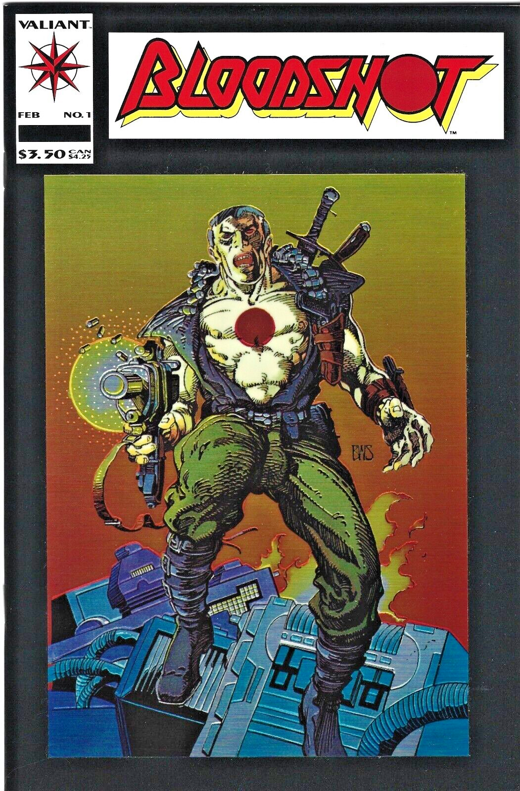 BLOODSHOT Issue No. 1 Published February 1993 by Valiant VF+ to NM - $3.95