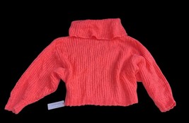 Anthropologie Pilcro Sweater XXSP Petite Rose Pink Turtleneck NWT $118 image 6