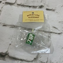 Miniature Accessories Vintage Retro Mini 7UP Logo Beverage Cups Crafting... - $7.91