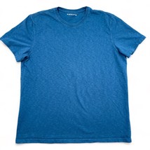 American Giant T-shirt Mens XL Blue 100% Cotton Slub Short Sleeve Crew Neck USA - £23.23 GBP