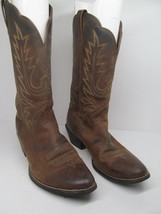 Ariat Style #10001021 Heritage Womens Brown Leather Western Boots Size U... - $49.00
