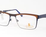 Xclusiv Xc-T01-50 F25-47 Matt Blue /Mocha Brown UNIQUE RARE EYEGLASSES 5... - $118.23