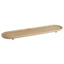 47th &amp; Main Oblong Tray Candle Holder, Small, Natural Finish - £37.61 GBP