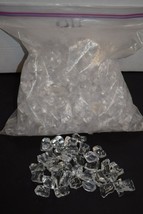 DEPT 56 VILLAGE ACCESSORIES SERIES LARGE BAG  of  &quot;CLEAR ICE PIECES - £10.26 GBP