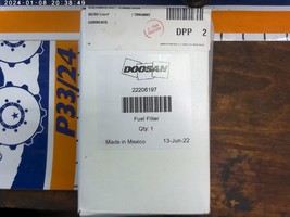 DOOSAN 22206197 FUEL FILTER - $19.49